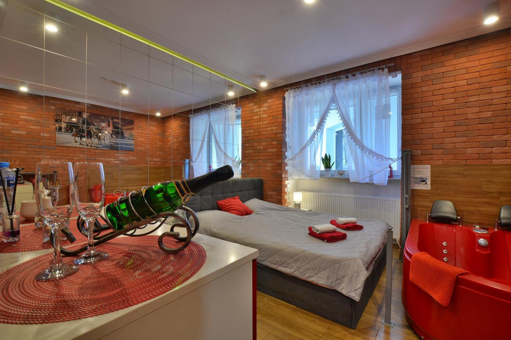 Jacuzzi Apartment Red Kraków Eksteriør billede